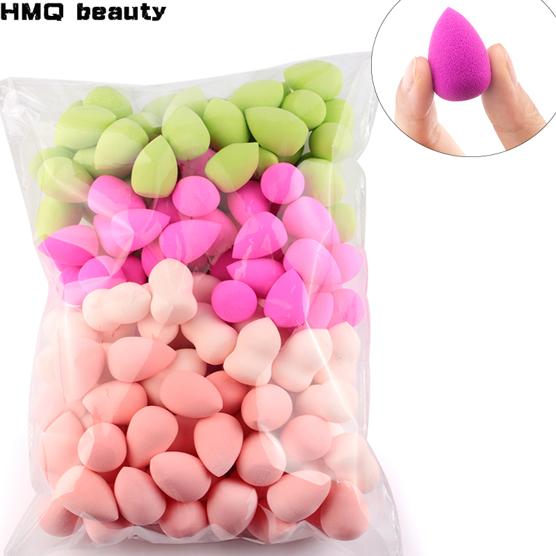 Beauty Makeup Blender - 水滴の形をしたミニメイクアップスポンジ,柔らかいファンデーションパフ,ウェットおよびドライ使用,コンシーラー,完璧な混合化粧品スポンジ