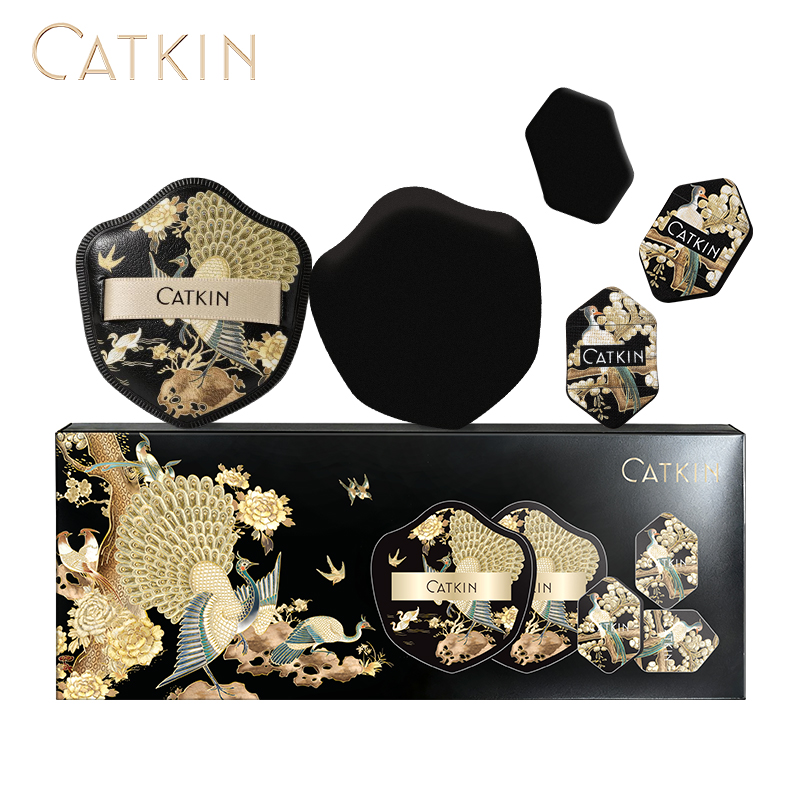 Beauty Makeup Blender - CATKIN 超厚型コスメティックパフ 大型サイズ コンシーラー ファンデーション スポンジ
