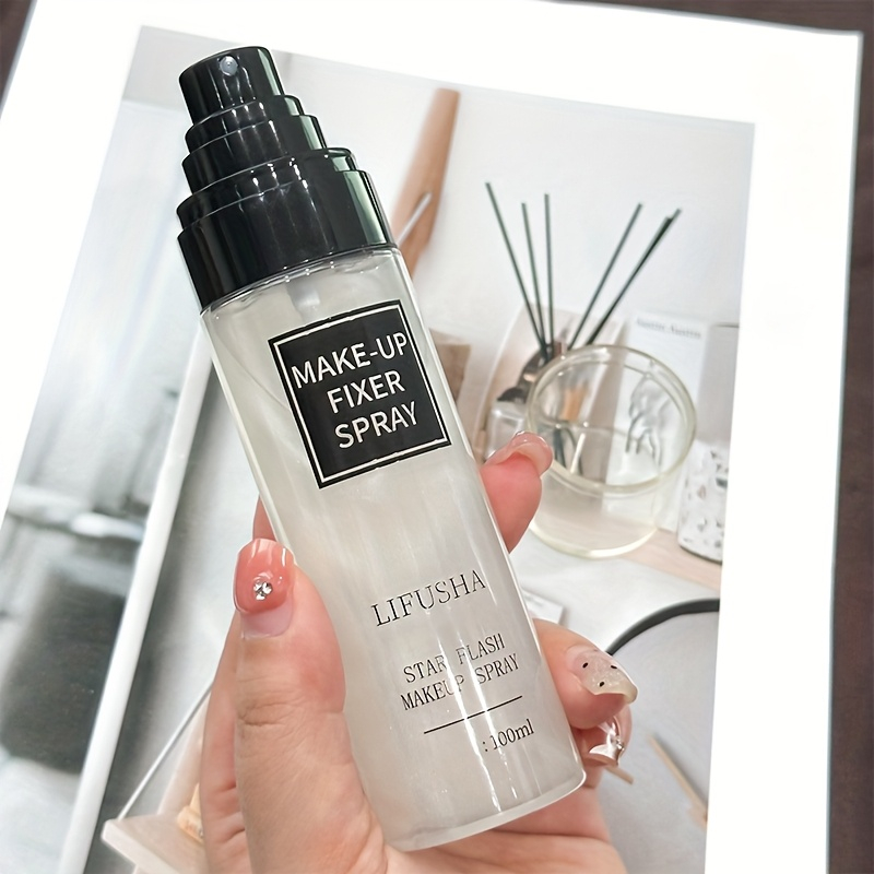 Setting Spray - メイクアップセッティングスプレー、オイルコントロール軽量流砂セッティングスプレー100ml、保湿16時間持続トナーセットメイクアップ