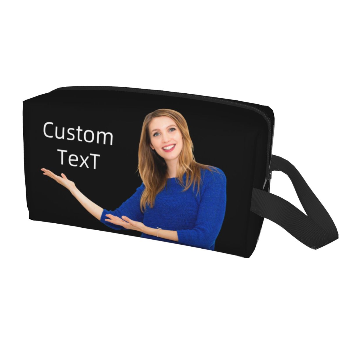 Beauty Makeup Logo Design - カスタムデザインロゴカスタム顔写真トラベル化粧品バッグ女性用トイレタリーメイクアップオーガナイザーレディースビューティーストレージドップキット