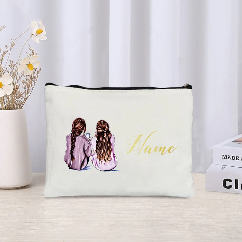 女性のための化粧品ポーチ,花嫁と花嫁介添人の名前,結婚披露宴 - Beauty Kiss Makeup のレビューと価格