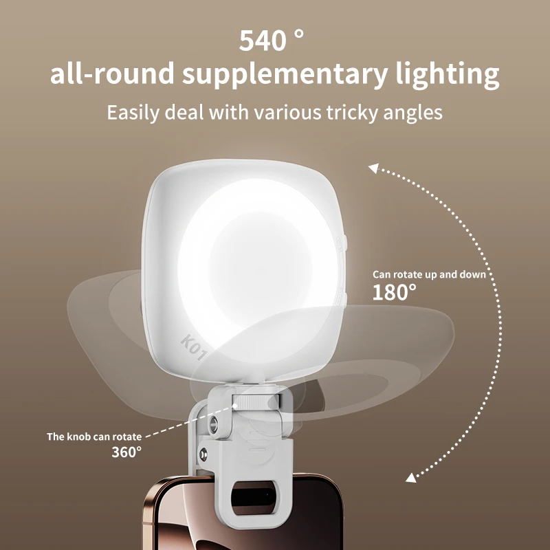 電話自撮りライト 2700K-6500K ポートバルポケット - Photo Beauty Makeup のレビューと価格