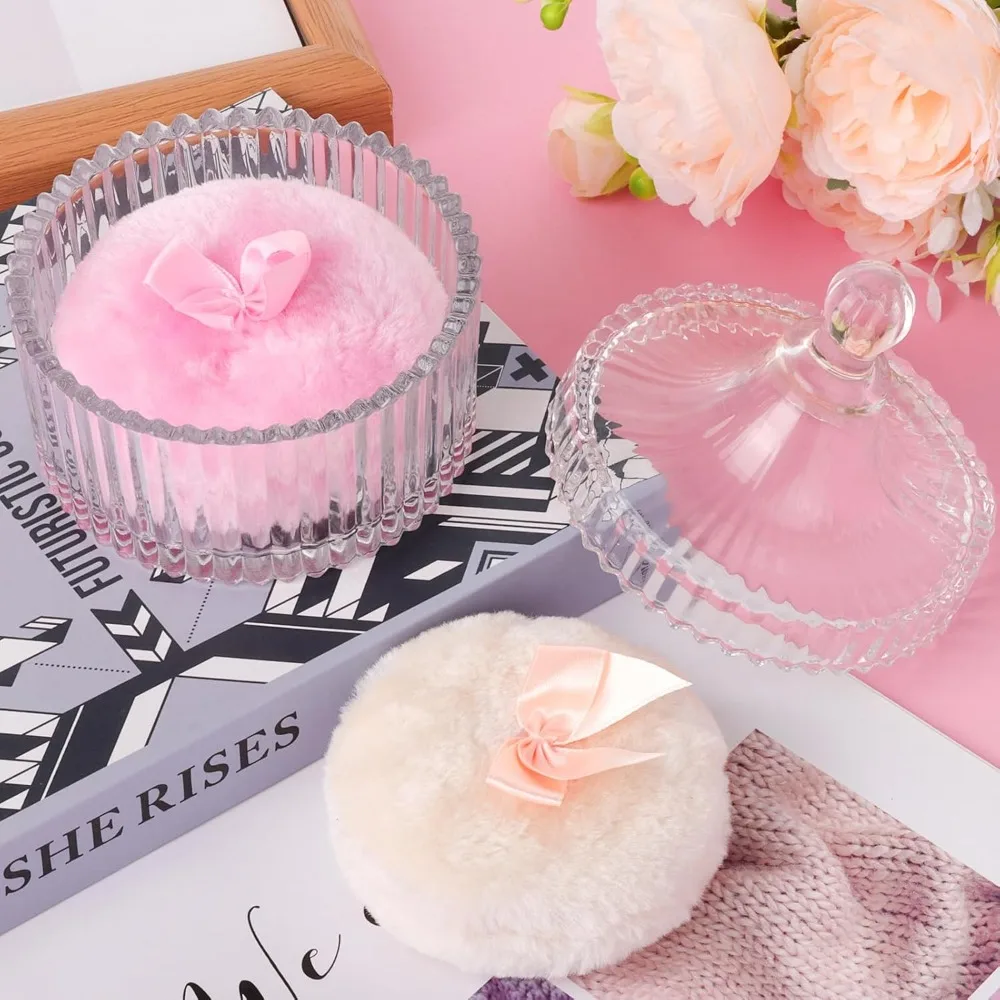 3 個のメイクアップオーガナイザーセットベルベットパウダーパ - Beauty Makeup Blender のレビューと価格