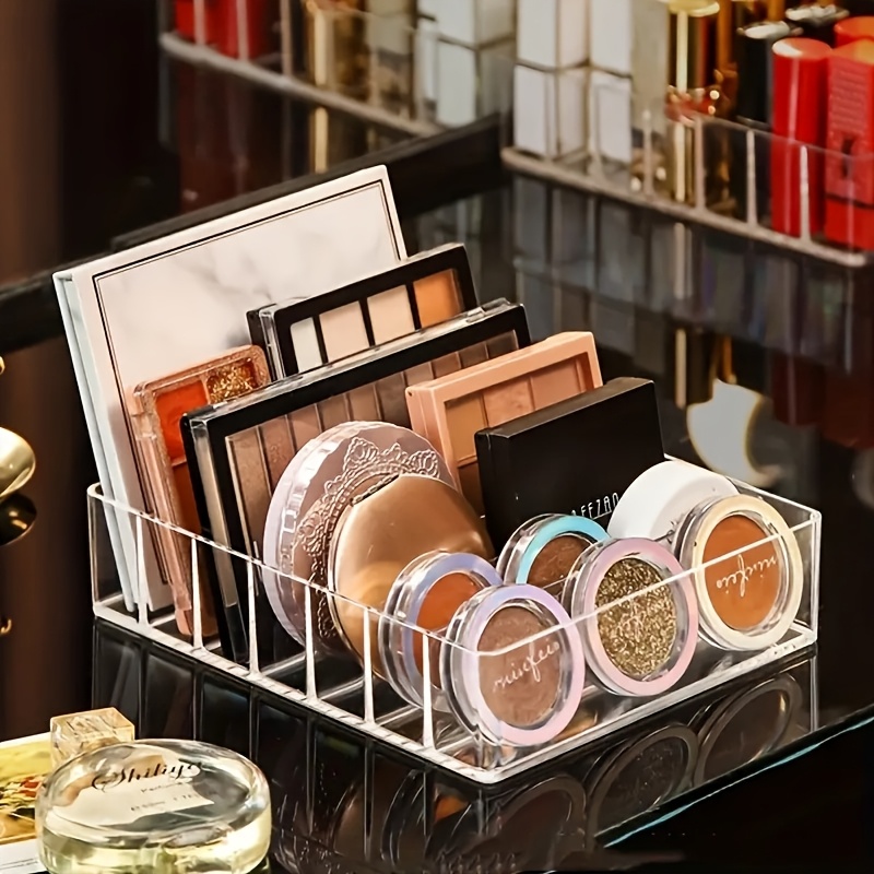 7区画クリアプラスチック製メイクアップオーガナイザー1個 - - Beauty Kiss Makeup のレビューと価格
