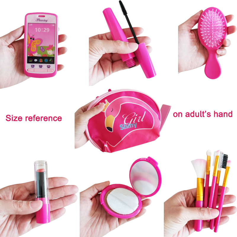 女の子のためのメイクアップキット,化粧品バッグ,プレイハウス - Makeup Beauty Makeup Game のレビューと価格