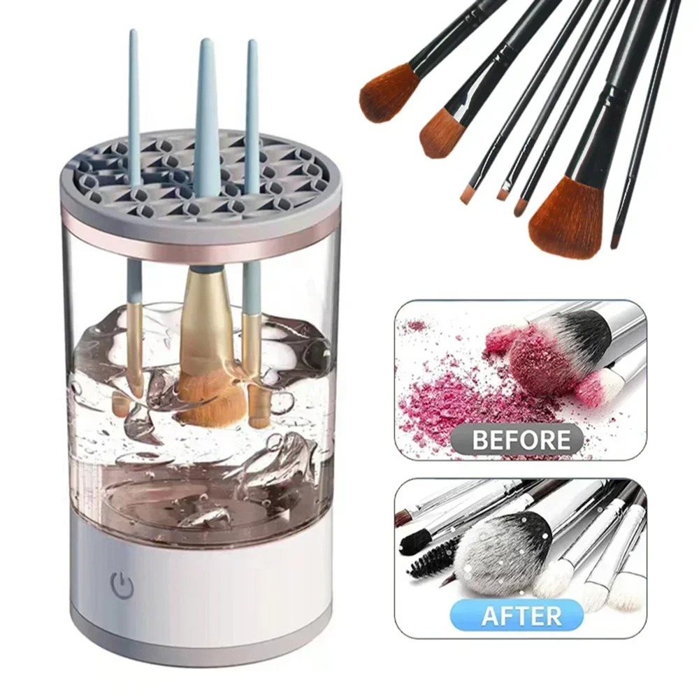 自動電動メイクブラシクリーナー USBプラグ式 化粧ブラシ洗 - Beauty Makeup Salon のレビューと価格