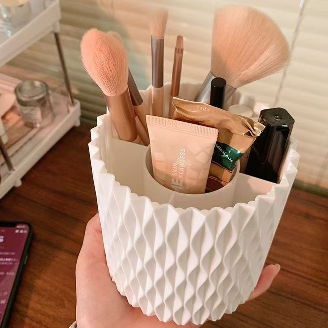 360 °   回転式メイクアップツール収納ボックス デスク - Beauty Kiss Makeup のレビューと価格