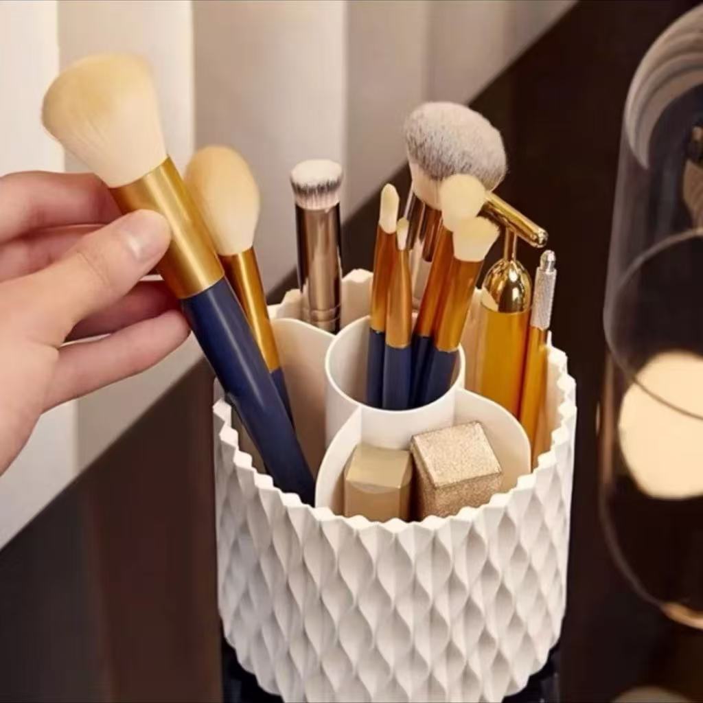 360 °   回転式メイクアップツール収納ボックス デスク - Beauty Kiss Makeup のレビューと価格
