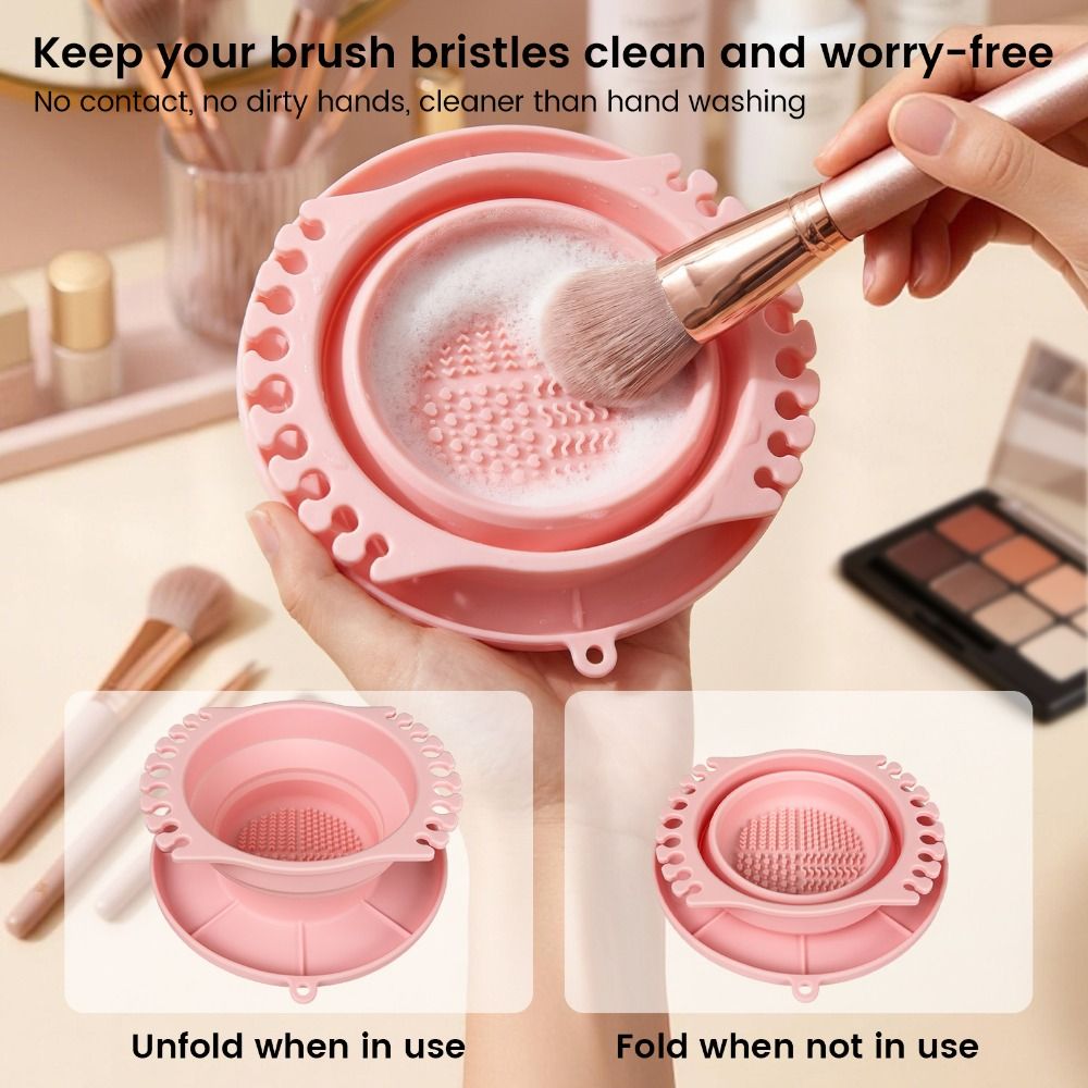 シリコン製メイクブラシ洗浄ボウル ドライクリーニングデザイン - Beauty Makeup Salon のレビューと価格