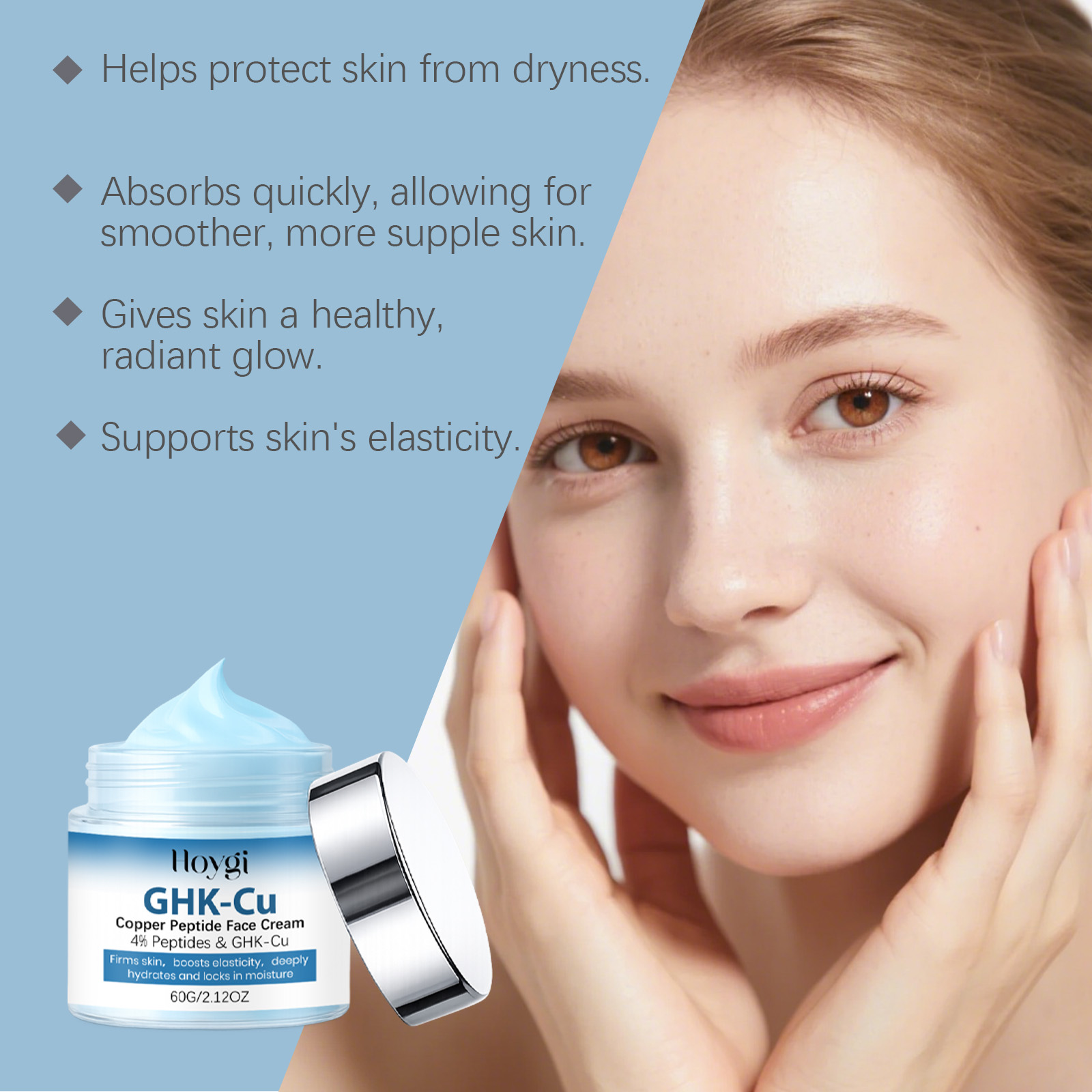 GHK-Cu銅ペプチドスキンケアアンチエイジングフェイスクリ - Anti-Aging Face Cream のレビューと価格