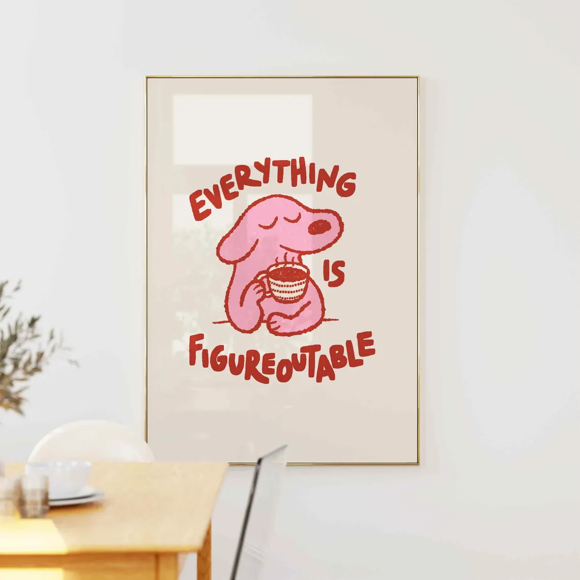 すべては Figureoutable 現代ポジティブ壁アート - Setting Spray のレビューと価格