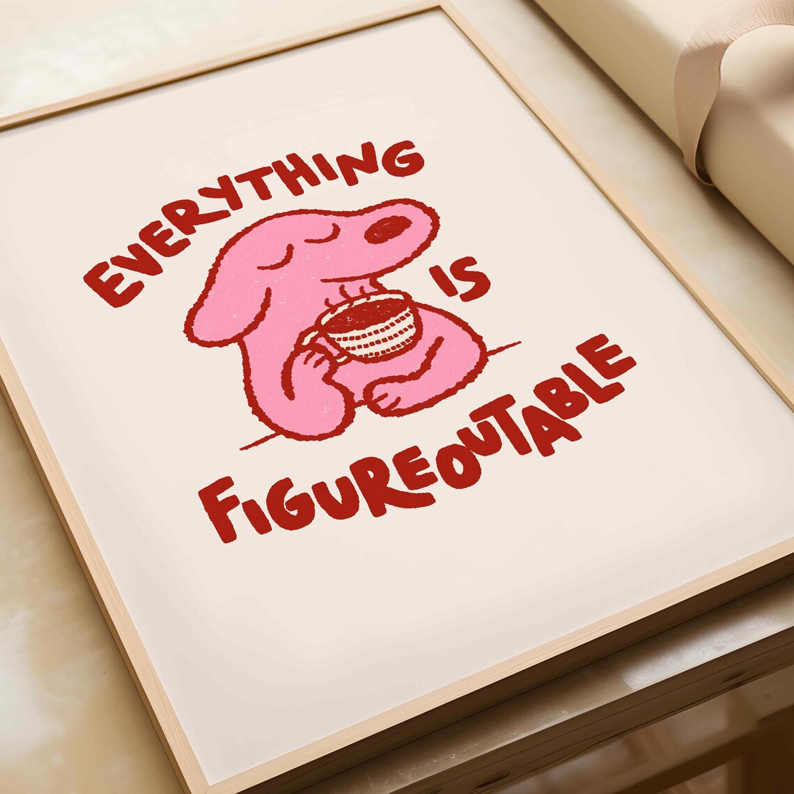 すべては Figureoutable 現代ポジティブ壁アート - Setting Spray のレビューと価格