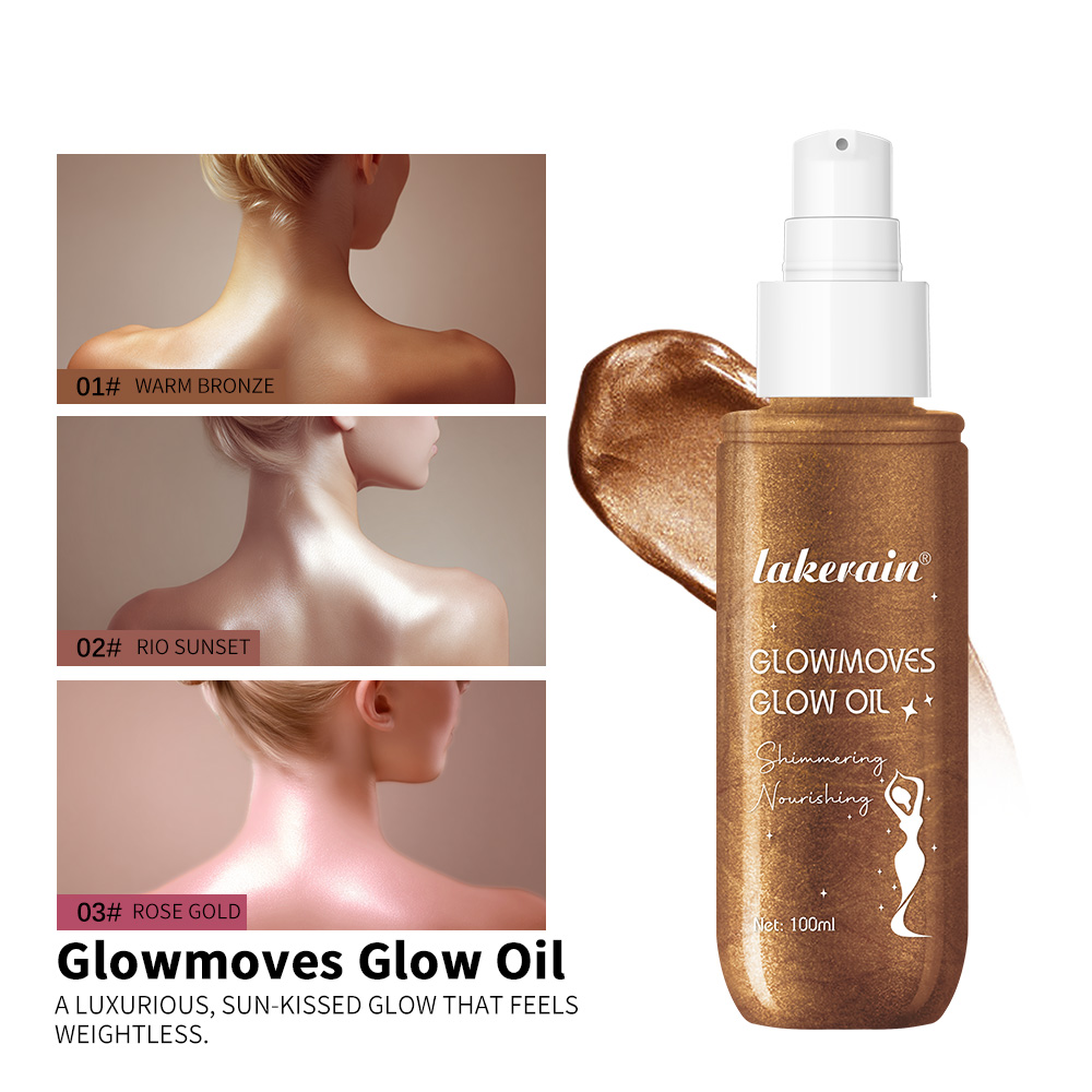 100ml グローシマーボディローション＆無料日焼け用アプリ - Body Shimmer Lotion のレビューと価格