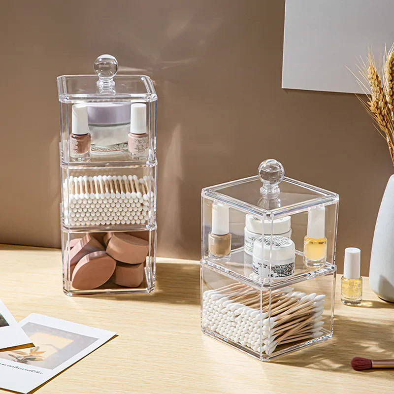 【K】アクリル製スワブコスメティックオーガナイザー収納ボック - Beauty Kiss Makeup のレビューと価格