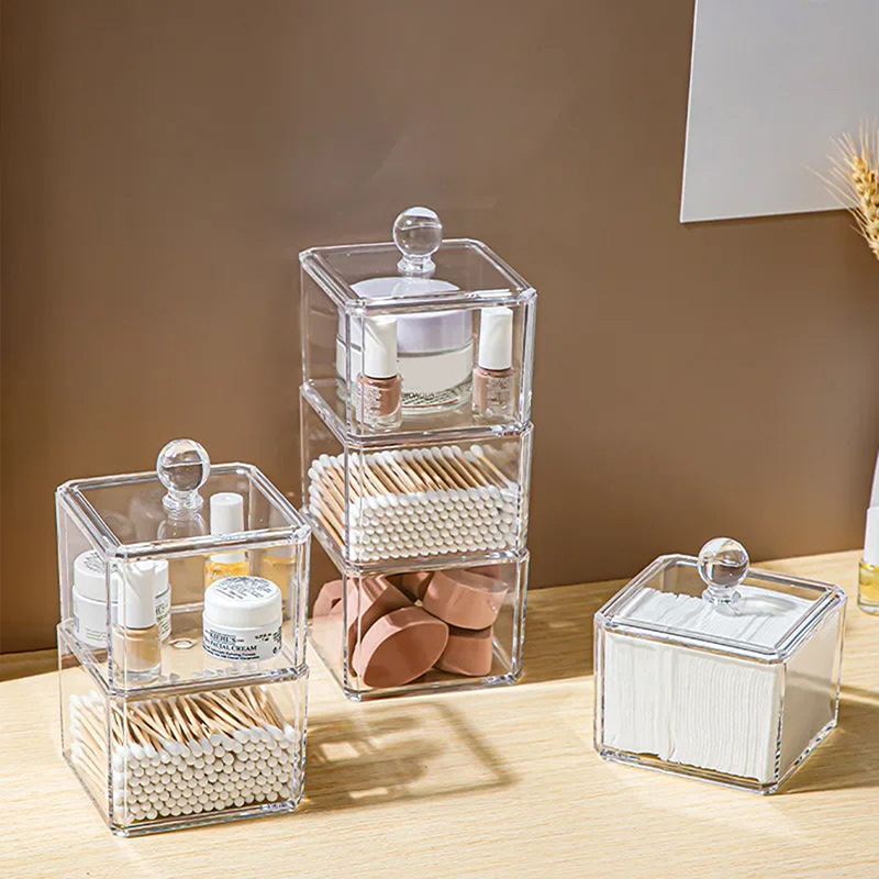 【K】アクリル製スワブコスメティックオーガナイザー収納ボック - Beauty Kiss Makeup のレビューと価格