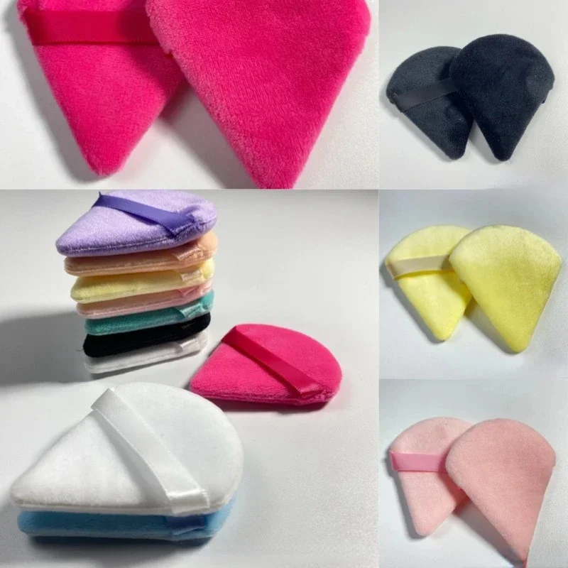 ベルベットの三角形の化粧品パウダーパフ,ファンデーション,チ - Beauty Makeup Blender のレビューと価格