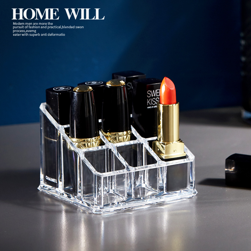 新しいポータブル透明プラスチックメイクアップディスプレイラッ - Beauty Kiss Makeup のレビューと価格