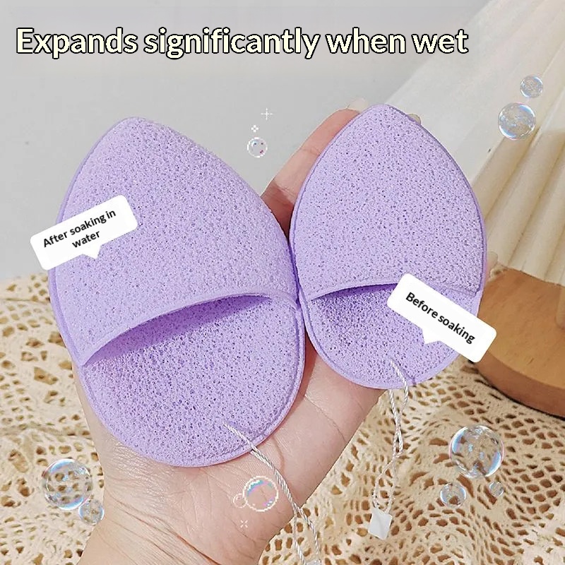 2個入り フェイシャルクレンジングスポンジパッド 角質除去  - Beauty Makeup Blender のレビューと価格