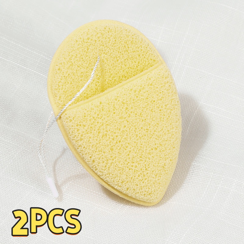 2個入り フェイシャルクレンジングスポンジパッド 角質除去  - Beauty Makeup Blender のレビューと価格