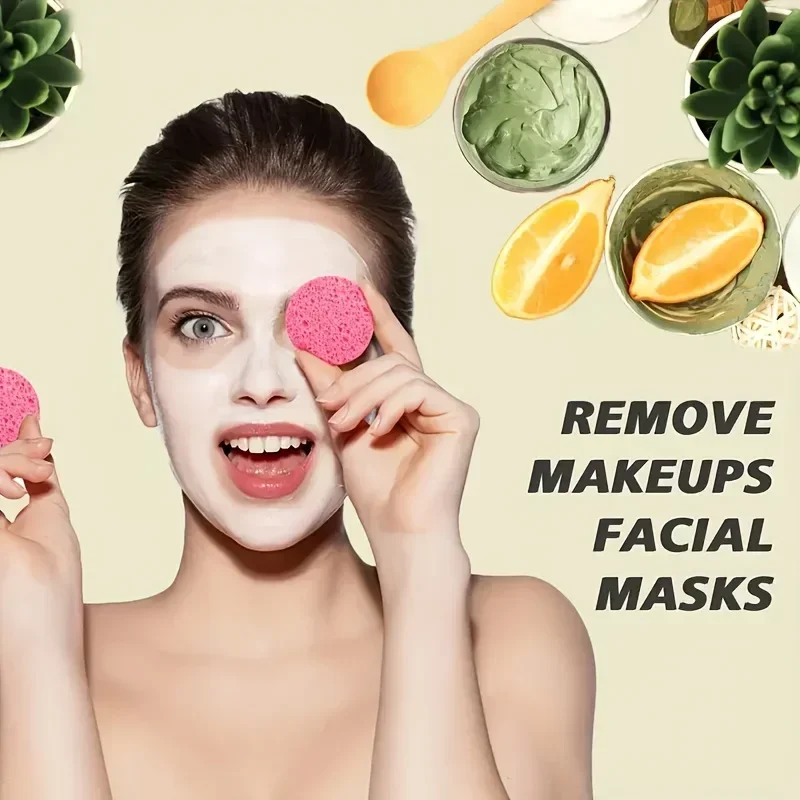 50/20/10 個圧縮フェイシャルスポンジ化粧品ハイドロセ - Beauty Makeup Blender のレビューと価格