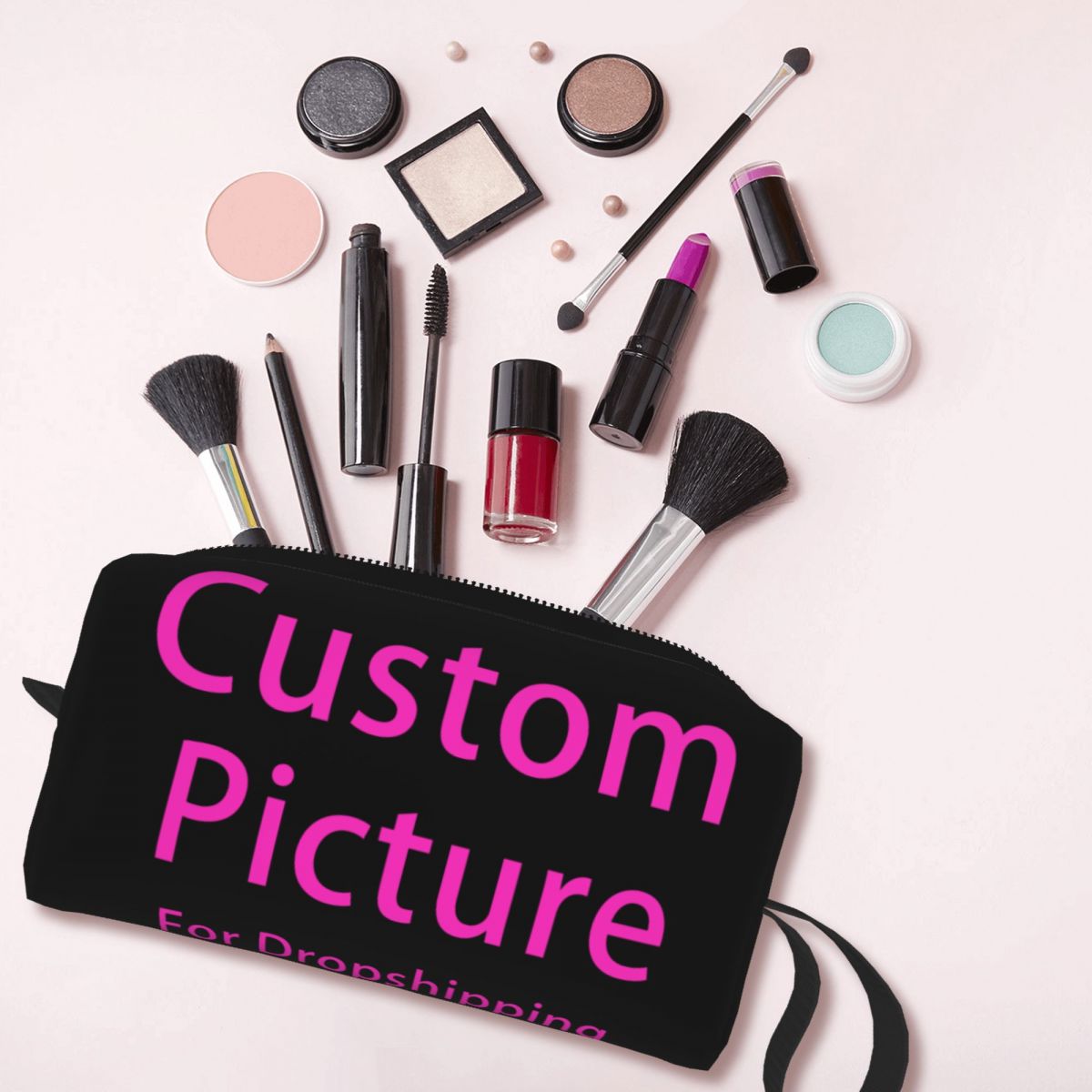 女性のためのパーソナライズされたトラベルバスバッグ,パーソナ - Photo Beauty Makeup のレビューと価格