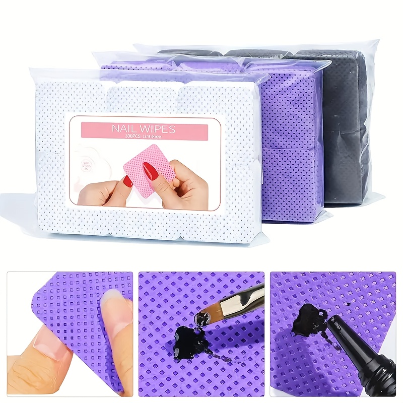 600個/2袋 毛のないネイルポリッシュメイク落としジェル、 - Beauty Makeup Salon のレビューと価格