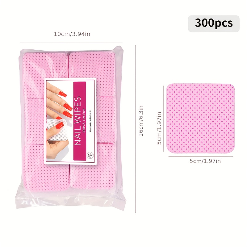 600個/2袋 毛のないネイルポリッシュメイク落としジェル、 - Beauty Makeup Salon のレビューと価格