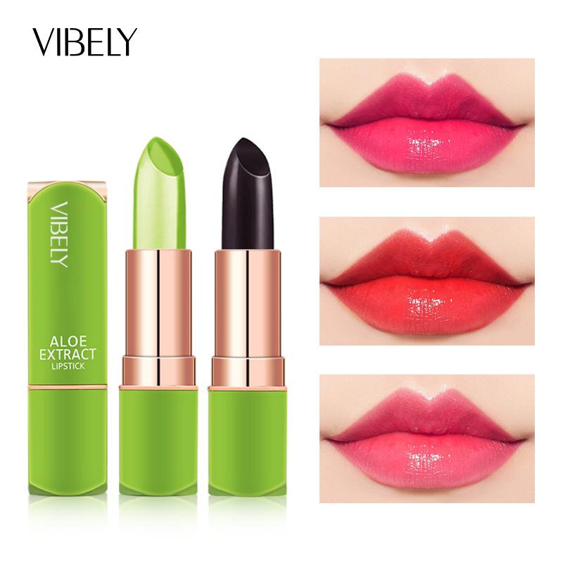 VIBELY 7 色の気分を変えるリップクリーム天然アロエベ - Beauty Kiss Makeup のレビューと価格