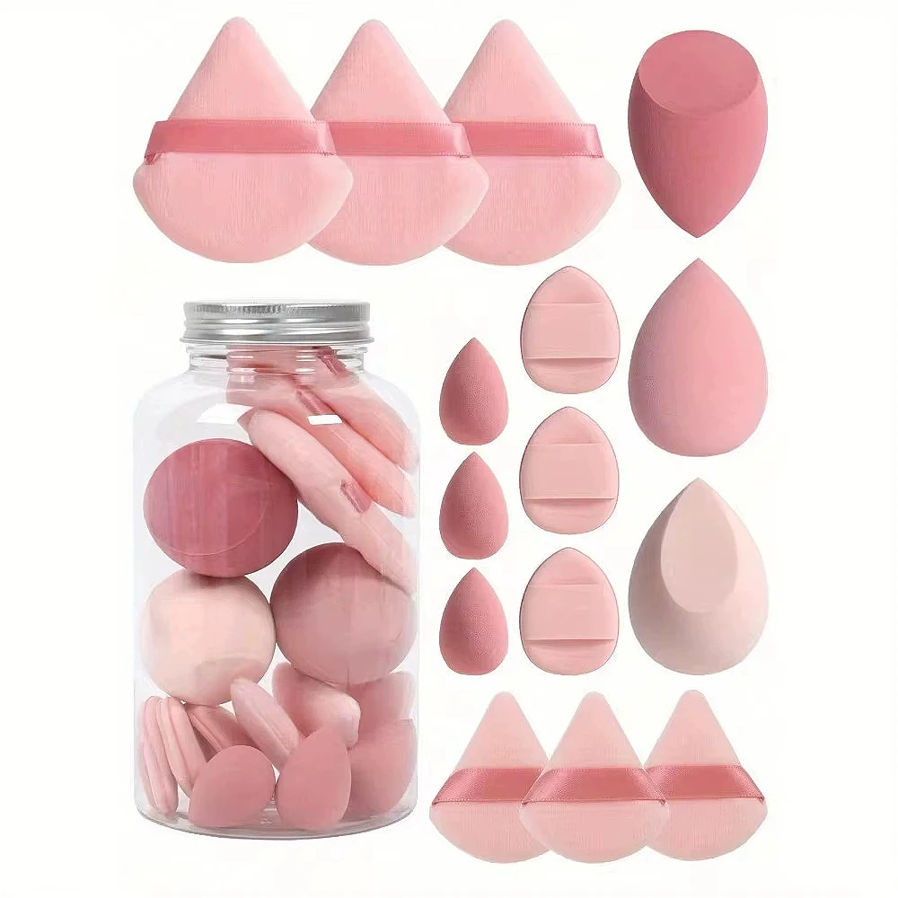 12/15 個メイクアップスポンジ化粧パフファンデーションス - Beauty Makeup Blender のレビューと価格