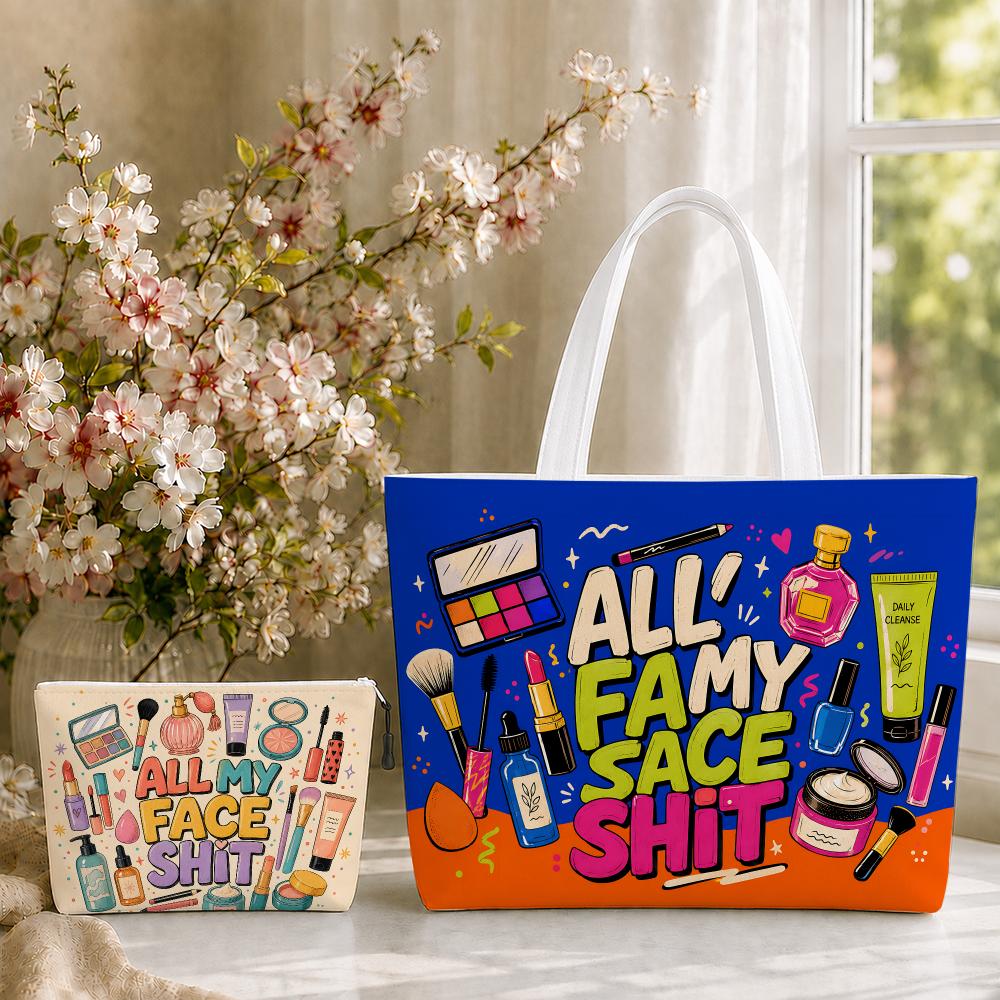 メイクアップ・ビューティー・ユーモア収納バッグ 2個セット  - Beauty Makeup Workshop のレビューと価格